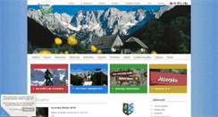 Desktop Screenshot of jezersko.info